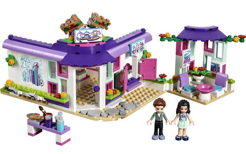乐高 LEGO 41336 好朋友 艾玛的艺术咖啡馆 2018速拼评测