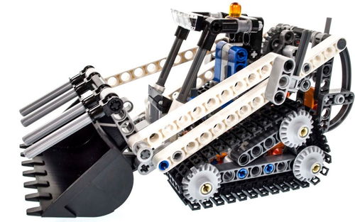 乐高 LEGO 42032 科技机械组 小型履带式装载车 2015速拼评测