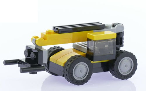 乐高 LEGO 31041 创意百变3合1 建筑车辆-伸缩臂叉车 工程车 2016速拼评测