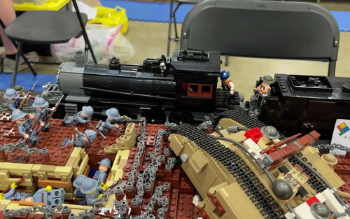 乐高MOC：巨型火车场景 BrickFair VA 2022