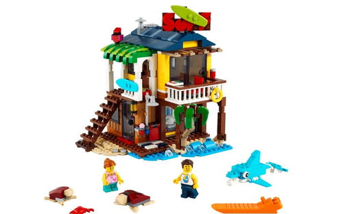 乐高 LEGO 创意百变31118 海边冲浪小屋 2021速拼评测
