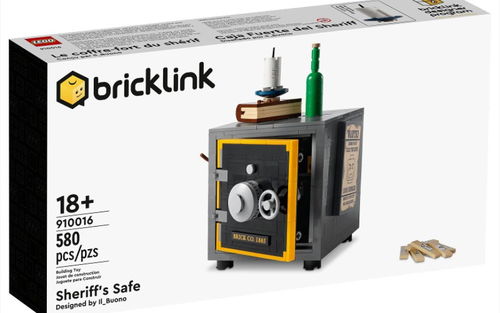 乐高 BrickLink 910016 警长的保险箱 速组评测
