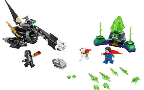 乐高 LEGO 76096 超级英雄 超人与超狗小氪的合力之战 2018速拼评测