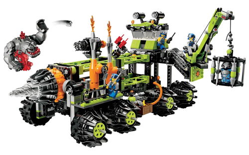 乐高 LEGO 8964 地心探险 钻塔指挥车 2009速拼评测