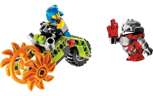 乐高 LEGO 8956 地心探险 螺旋桨碎石机器人 2008速拼评测