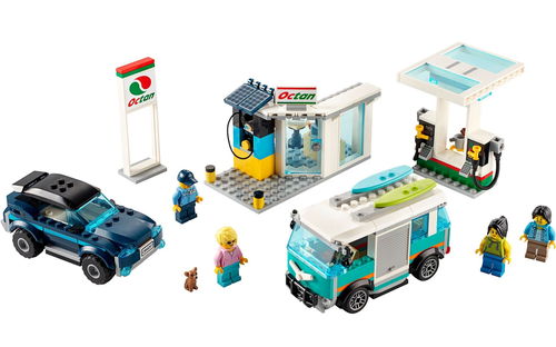 乐高 LEGO 60257 城市系列 加油站 2020速拼评测