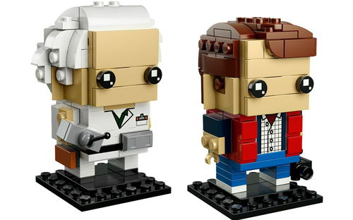 乐高 LEGO 41611 方头仔 回到未来布朗博士与马丁 2018速拼评测