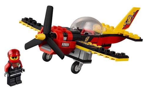 乐高 LEGO 60144 城市系列 竞赛飞机 2017速拼评测