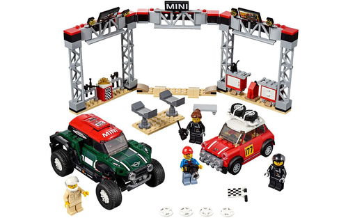 乐高 LEGO 75894 Speed 超级赛车系列 1967MiniCooper S和MINIJohnCooper越野赛车 2019速拼评测