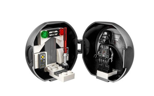 乐高 LEGO 5005376 星球大战 黑武士人仔球电镀POD达斯维达 2018速拼评测
