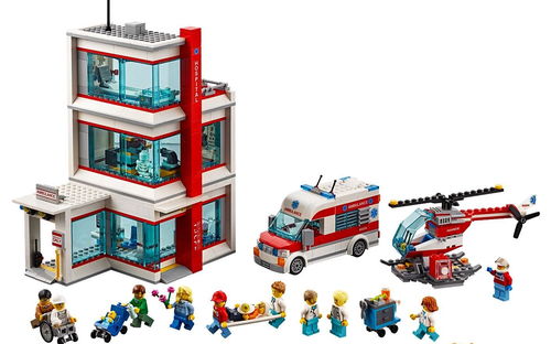 乐高 LEGO 60204 城市系列 城市医院 2018速拼评测