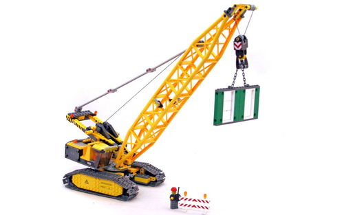乐高 LEGO 7632 城市系列 履带起重机 2009速拼评测