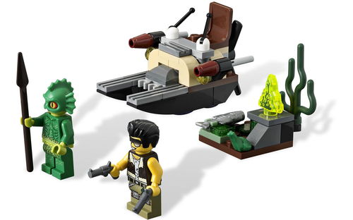 乐高 LEGO 9461 怪物战士 沼泽怪物 2012速拼评测