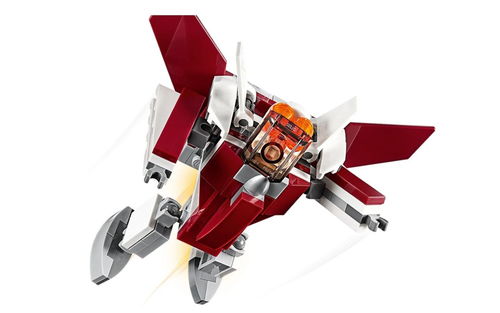 乐高 LEGO 31086 创意百变3合1 机器人 2019速拼评测