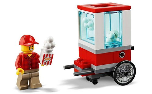 乐高 LEGO 30364 城市系列 爆米花手推车拼砌包 2019速拼评测
