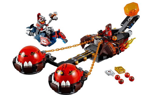 乐高 LEGO 70314 未来骑士团 双头爆炎投石战车 2016速拼评测