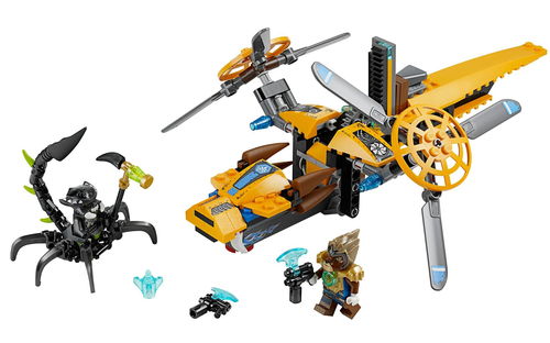 乐高 LEGO 70129 Chima 气功传奇 青目狮双桨直升机 2014速拼评测