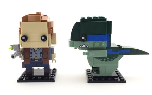 乐高 LEGO 41614 侏罗纪世界 方头仔 驯龙套装 速拼评测