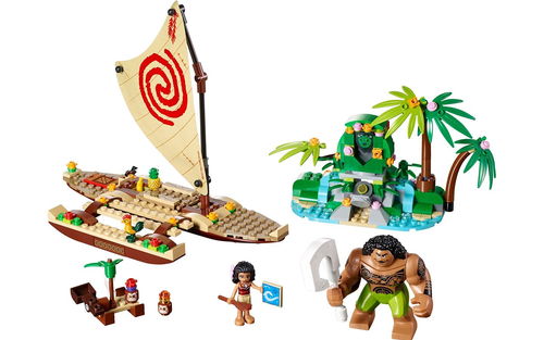 乐高 LEGO 41150 迪士尼公主 莫亚娜的海上环游 速拼评测