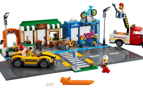 乐高 LEGO 城市60306 商业街 2021速拼评测