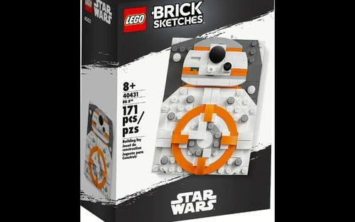 乐高 砖画 40431 素描像素画BB-8 速组评测