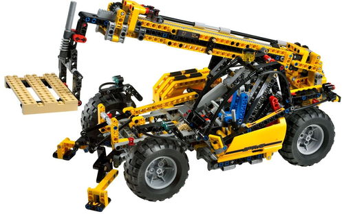 乐高 LEGO 8295 科技机械组 伸缩式装卸机 2008速拼评测
