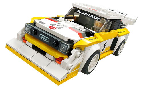乐高 LEGO 76897 超级赛车系列 奧迪 Sport Quattro S1 2020速拼评测