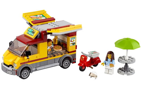 乐高 LEGO 60150 城市系列 披萨外卖面包车 2017速拼评测