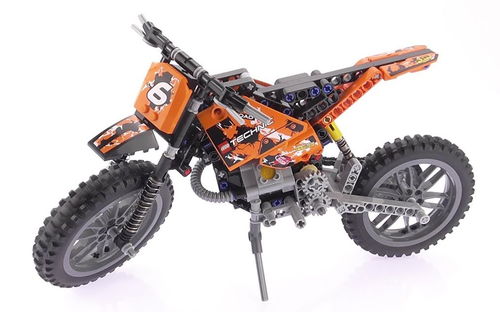 乐高 LEGO 42007 科技机械组 越野摩托车 2013速拼评测