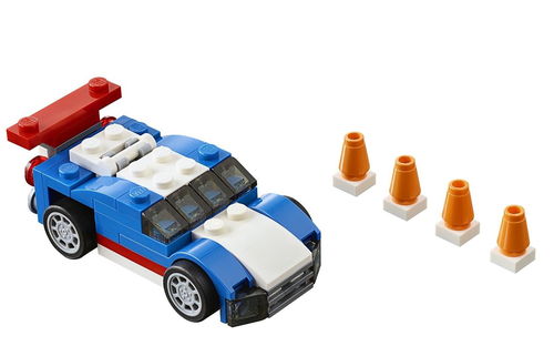 乐高 LEGO 31027 创意百变3合1 蓝色赛车 2015速拼评测