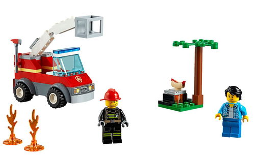 乐高 LEGO 60212 城市系列 烧烤失火救援 2019速拼评测
